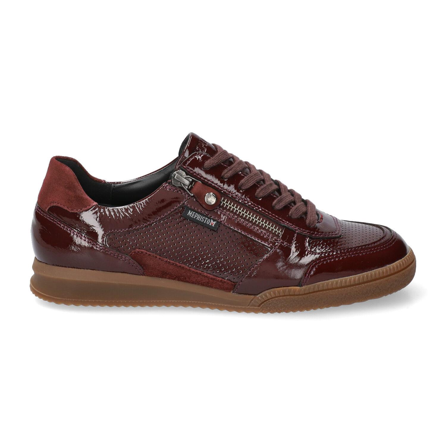 lacets femme modèle Walie bordeaux - Mephisto